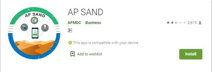 AP Sand Booking Mobile app