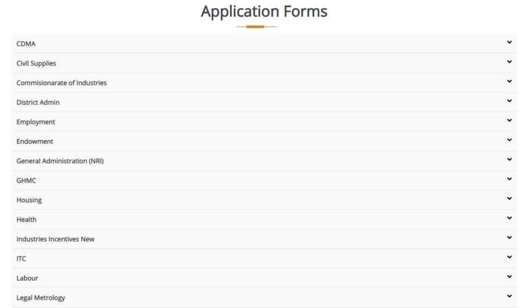 Meeseva Application Form