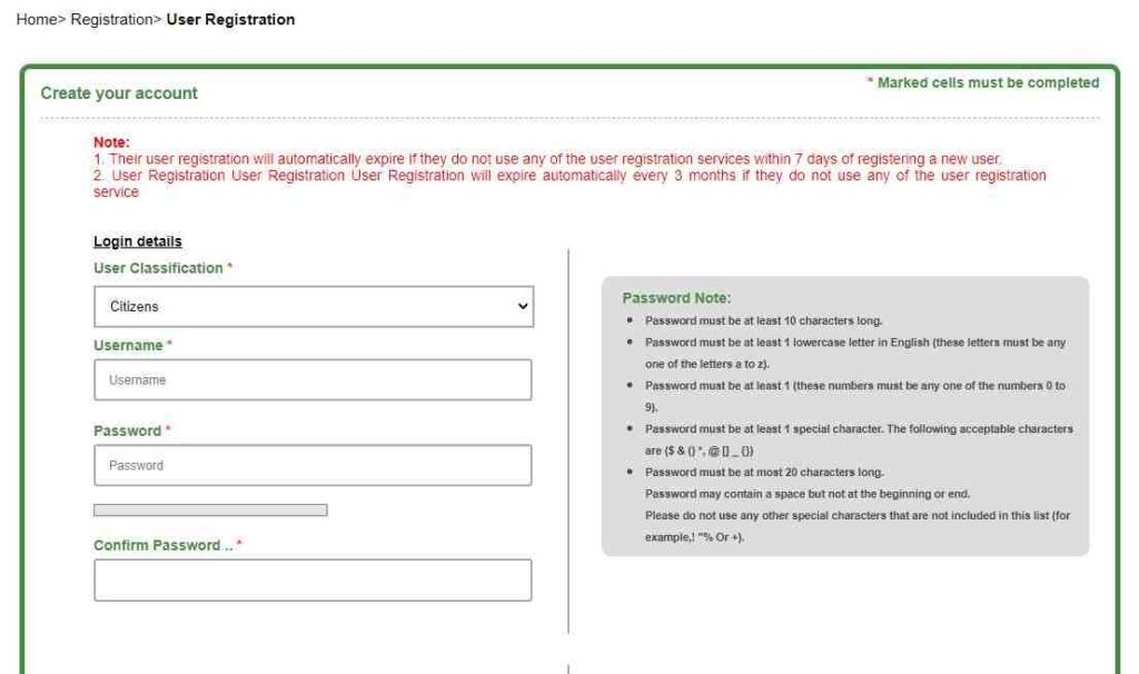 Tnreginet User Login