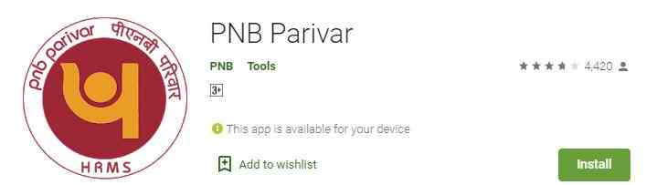 PNB Parivar Mobile Application