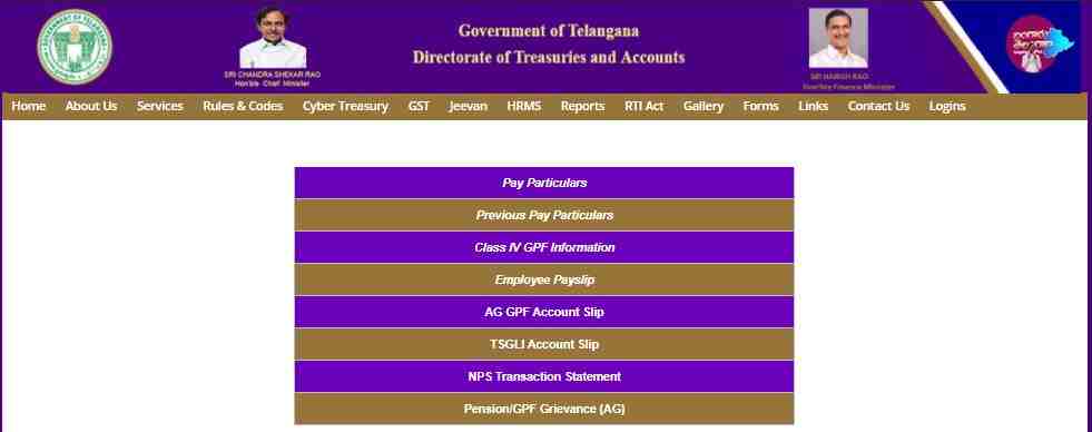 Generate Payslip DTA Telangana