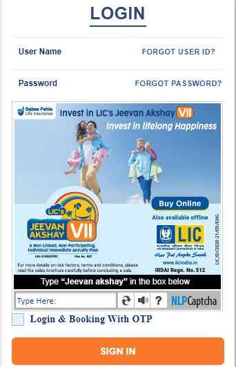 IRCTC Next Generation eTicketing Login