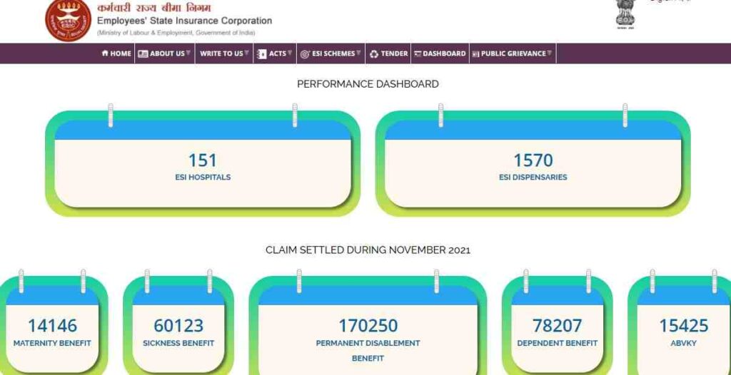 ESIC Dashboard