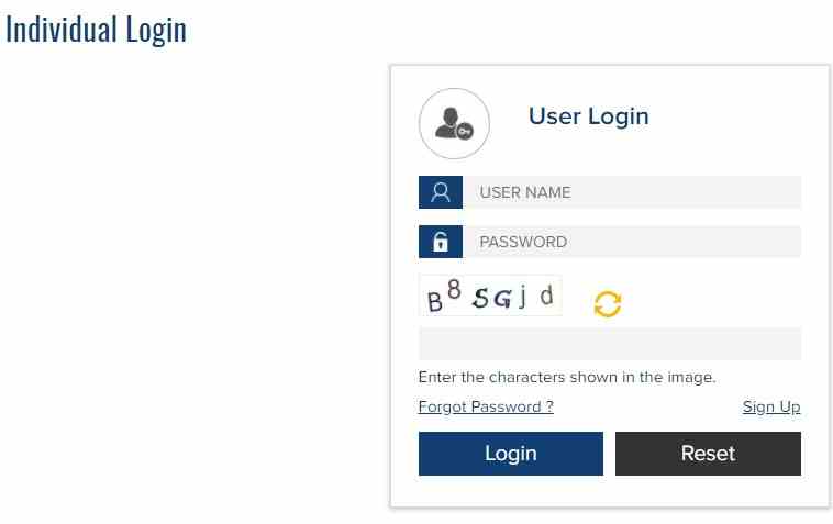 NPO NAVPAY Individual Login