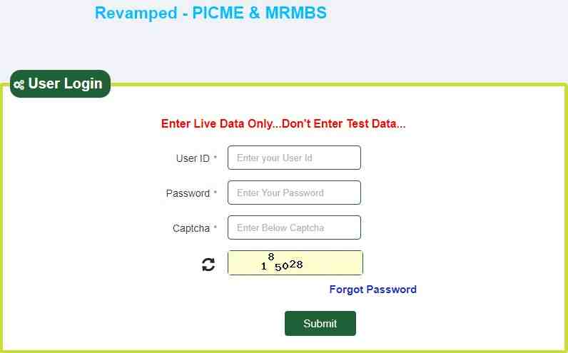 PICME Login