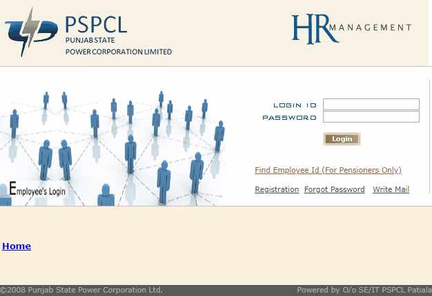 PSPCL HRMS Portal