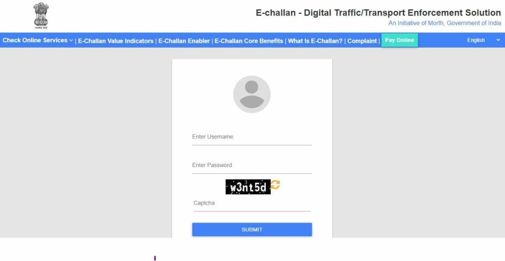 e-challan Parivahan