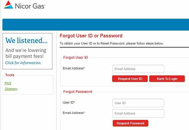 Nicοr Gas Bill Payment Portal Forgot Password